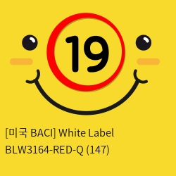 [미국 BACI] White Label BLW3164-RED-Q (147)