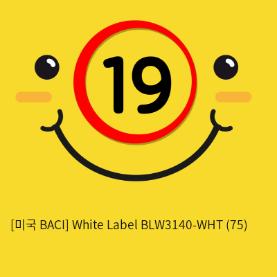 [미국 BACI] White Label BLW3140-WHT (75)