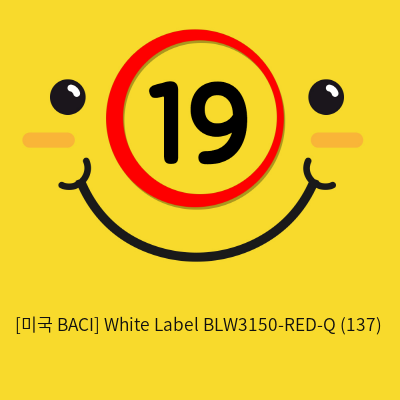 [미국 BACI] White Label BLW3150-RED-Q (137)